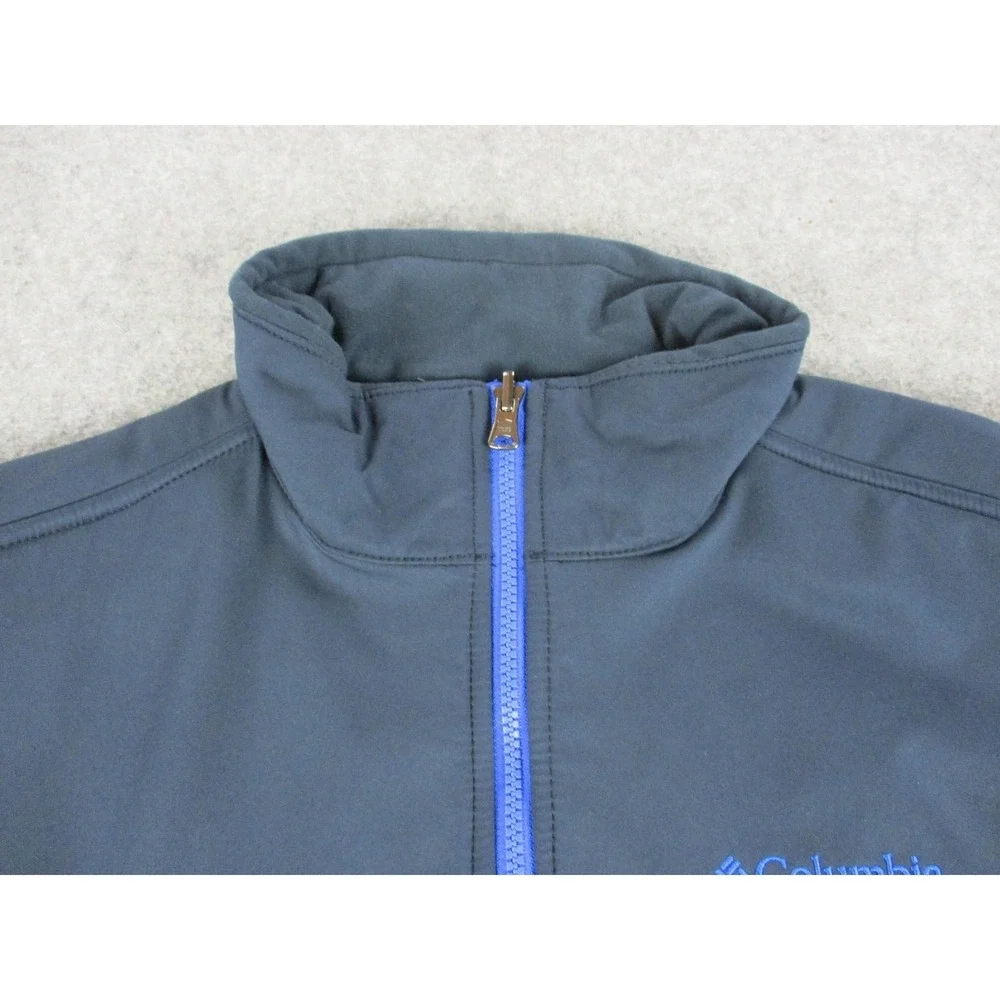 Columbia Jacket Mens Large Green Black Omni-Heat Interchange Insulated Coat